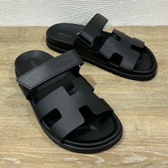 大人気!未使用品◎HERMESエルメス　サンダル/シプレ/黒/ブラック/レディース/37/37.5
