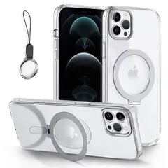 【★数量限定★】iPhone 14 / 13 用 ケース MagSafe対応【Magsafeスタンド一体型・ストラップ1種付き】アイフォン13 カバーアイフォン14スタンド機能 縦横両対応 HILEGENER スマホケース 耐衝撃 カメラレンズ保護 あいほん1