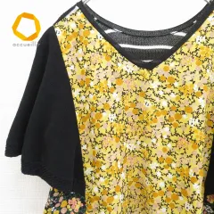 ソニアリキエル SONIARYKIEL カットソー プルオーバー 花柄 Vネック 840034iのサムネイル