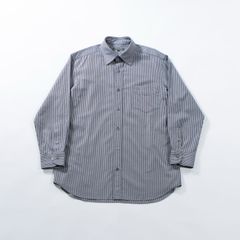 マッキントッシュ MACKINTOSH London ストライプシャツ グレー レギュラーカラーシャツ トップス ドレスシャツ カジュアルシャツ