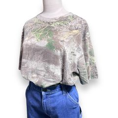 【秋物アイテム】ハンティングゾーン　リアルツリー　カモフラ　Tシャツ