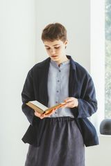 fog linen work ソニアジャケット　ネイビー