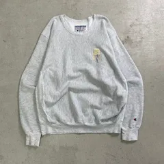 00年代 Champion チャンピオン プレミアムリバースウィーブ スウェットシャツ メンズ2XL 【SS2506】
