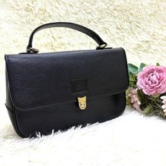 美品・タグ付】バーバリー 西川製 オールレザー ハンドバッグ ノバ 
