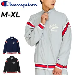 チャンピオン トラックジャケット メンズ Champion ウォームアップジャケット 限定デザイン 長袖 ナイロンジャケット 裏メッシュ アウター 男性 メンズウェア ウィンドジャケット 上着 アメカジ   スポーツスタイル 服  /C3-B607