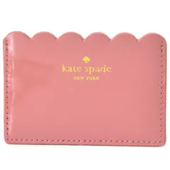 ケイトスペード カードケース katespade パテントレザー カッティング スリム バイカラー カードケース ヌードマルチ 4834