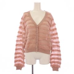 トップス 2WAY MIX PINK SHAGGY BUSTIER AMERI 2WAY MIX PINK SHAGGY BUSTIER