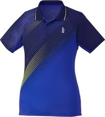 【新品・5営業日で発送】ゴーセン レディースゲームシャツ (T1941) 色 : ネイビー サイズ : L 