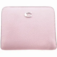 コーチ COACH 美品 ビルフォールド ウォレット・カラーブロック 二つ折り財布 レザー ラベンダー CD874 /OU