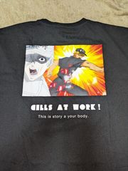 【タグ付き】はたらく細胞　Tシャツ ブラック　M〜Ｌサイズ