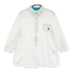 サイズ：1 PEARLY GATES パーリーゲイツ  7分袖 ポロシャツ ボタンダウン  ホワイト系 [240101424738] ゴルフウェア レディース ストスト