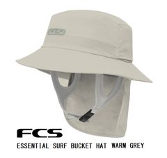 送料無料（一部除く） FCS ESSENTIAL SURF BUCKET HAT　WARM GREY  新品