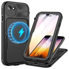 【迅速発送】Lanhiem iPhone SE3 ケース iPhone 2022 第3世代 防水ケース iPhone SE2/8/7 ケース(4.7インチ) 完全防水 IP68米軍規格 指紋認証 タッチ可 耐衝撃 滑り止め 防塵 防雪 水中撮影 超軽量 薄型
