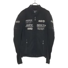 elf メッシュ バイクジャケット ブラック　LL elf エルフ フェイクレザー メッシュジャケット レッド系 LL
