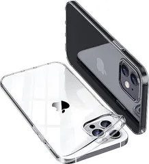 【在庫処分】ONES iPhone 12Pro/12 ケース HD全透明 米軍MIL規格 超耐衝撃 『 画面  レンズ保護、滑り止め 』〔 薄型、超軽量、持ちやすい 〕 Qi充電 衝撃吸収 HQTPU フィット感 クリア カバー