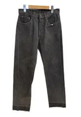 リーバイス Levi's 90’ß 90s 501先染め ブラックデニム ボタン裏532 USA製 アメリカ製 デニム ブラック W32×L34 101MB-624