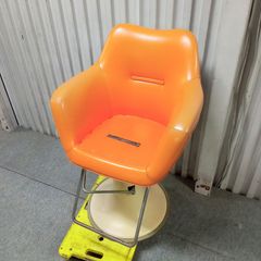 ◯ バーバーチェア 昭和レトロ アンティーク チェア シャンプーチェア