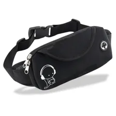 【新品】 [STYLIVA] 2WAY ウエストバッグ ウエストポーチ ボディバッグ 軽量 コンパクト ミニ 蓄光 防水 メンズ レディース キッズ 斜めがけ スポーツ カジュアル ランニングバッグ ワンショルダー おしゃれ 収納 カバン 肩掛け 通勤 通 0