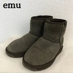 【美品】エミュー ムートンブーツ 24 グレー 2025年最新】emu ムートンブーツの人気アイテム - メルカリ