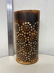 竹あかり　竹燈籠　花火　手作り品
