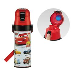 【数量限定】スケーター(Skater) 子供用 ステンレス 水筒 直飲み 470ml 子供に優しい軽量タイプ ディズニー カーズ 25 男の子 保冷専用 waterbottle スポーツボトル キッズ 子供 こども 水瓶 SDC4-A