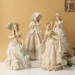 希少】レースドール ロマンドール 陶器人形 置物 焼き物 ハンドメイド