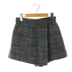 【sheller】 新品未使用　レザーチェックショートパンツ EVRIS パンツ サイドギャザーチェックショートパンツ