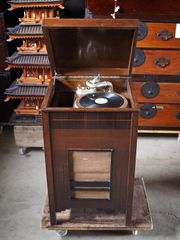 アンティーク蓄音機 米国 グラモフォン・ALBA 実働品 1920年代　古録展  店頭引取限定推奨品　中古 品番K2200