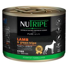 ニュートライプ ピュア ラム＆グリーントライプ 185g×24個（1ケース）(ドッグフード)【正規品】