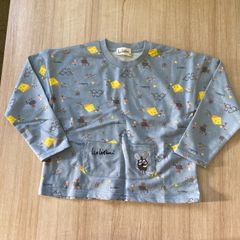 レオレオニ　長袖Tシャツグレー　120