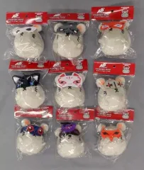 【中古】キーホルダー・マスコット(キャラクター) 集合 マスコットぬいぐるみ9個セット 「PS4ソフト ペルソナ5 ザ・ロイヤル ファミ通DXパック」 エビテン購入特典
