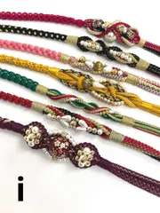 振袖用帯締め 飾り付き 7本おまとめ出品 正絹