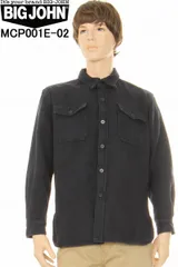 BIG JOHN ビッグジョン MCP001E-02 US NAVY CPO SHIRTS JACKET NAVY シャツジャケット ネイビー 日本製 ビッグジョン MCP001E(02) メンズシャツ メンズジャケット メンズトップス 日本製 ジャパン 新品