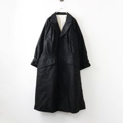 希少 80s ARCHIVE リブカフスウールオーバーコート 黒 黒の衝撃 初期