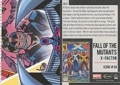 【中古】アニメ系トレカ 20：20/FALL OF THE MUTANTS/X-FACTOR/ISSUE#26