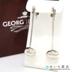 Georg Jensen ジョージジェンセン イヤリング ドロップ シルバー 925 約4.8g アクセサリー maki409-2のサムネイル