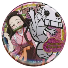 【中古】バッジ・ビンズ 竈門禰豆子(上半身) 「鬼滅の刃 鬼滅祭 ～アニメ伍周年記念祭～ 辰年ランダム缶バッジ」