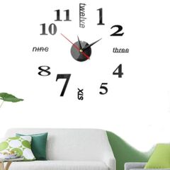 ★新品★ 時計 壁掛け時計 ウォールステッカークロック diy時計 シンプル 北欧風 新品