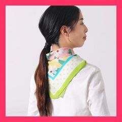 BAREN スカーフハットM FlowerGarden-Beige ポーチ付き - メルカリ