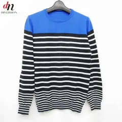 12SS uniform experiment ユニフォームエクスペリメント PANEL BORDER CREW NECK KNIT パネル ボーダー クルーネック ニット 1のサムネイル