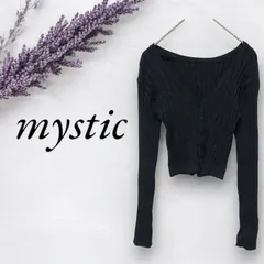 【s0018】ミスティック/長袖リブニット、前開きカーディガン、トップス、ラメ入り