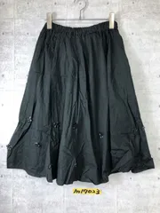 オシャレ！キレカジ！MUVEIL WORK ミュベールワーク 花飾り ミディ丈スカート 36のサムネイル