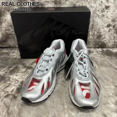 【未使用】Supreme×NIKE/シュプリーム×ナイキ AIR MAX 96  メタリックシルバー/スピードレッド CV7652-001/28.5