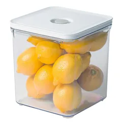 新品】 VAKUEN プレミアム真空保存容器 正方形 3.1L 1個 バルブで便利