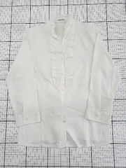 ◇ Θ NEWYORKER ニューヨーカー コットン100％ 長袖 シャツ ブラウス サイズ11 ホワイト系 レディース E  【1508060003829】