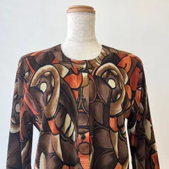 昭和レトロ ブラウス 茶色