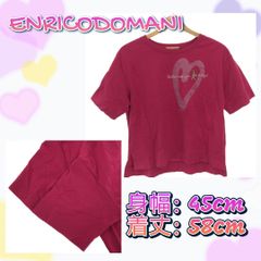 エンリコドマーニ トップス Tシャツ 半袖 カットソー プリント柄 日本製