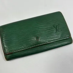 【送料無料】Louis Vuitton/ルイヴィトン/キーケース/ミュルティクレ/グリーン/4連/エピ/緑/中古品