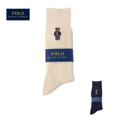 Polo Ralph Lauren ポロ ラルフ ローレン ポロ ベア クルー ソックス 2012-450 メンズ ソックス 靴下