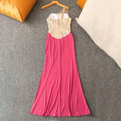 新品 未使用  新作 豪華スパンコールスリットワンピース パーティードレスで際立つあなたに 社交ダンスドレス ラテンダンス衣装 レッスンウェア ステージ衣装